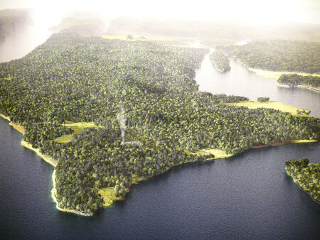 Rekonstrukce původní podoby ostrova Mannahattan, z nějž se stalo centrum New Yorku. Lidstvo bude v příštích desetiletích podle vědců pohlcovat další a další kusy přírody.
