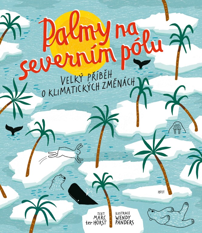 Knihu Palmy na severním pólu napsal nizozemský autor Marc ter Horst a ilustrovala Wendy Pandersová. V českém překladu ji vydalo nakladatelství Host v Brně v roce 2020.