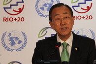 Generální tajemník OSN Pan Ki-mun na konferenci Rio+20