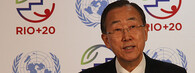 Generální tajemník OSN Pan Ki-mun na konferenci Rio+20