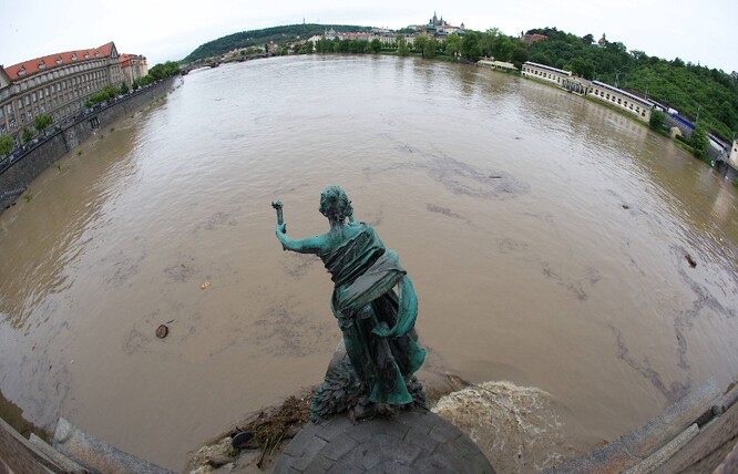 Povodně v roce 2013 v Praze.