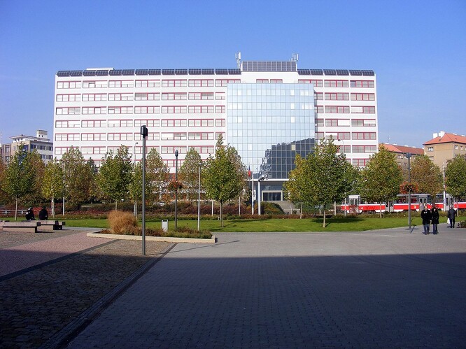 Budova ministerstva životního prostředí v Praze. Budova ministerstva životního prostředí v Praze.