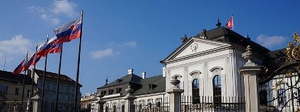 Grasalkovičův palác - sídlo slovenského prezidenta Foto: Kiwiev / Wikimedia Commons