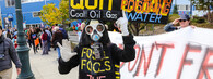 protest proti těžbě břidlicového plynu