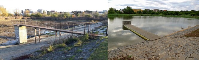 Zličínský rybník Dolejšák prošel revitalizací - stav před a po ní.