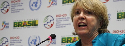 Hlavním důvodem, proč konference Rio+20 neuspěla, jsou peníze, tvrdí Barbara Stockingová z organizace Oxfam. Foto: Jan Stejskal/Ekolist.cz