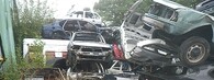 Skladování autovraků v Sezemicích na Pardubicku