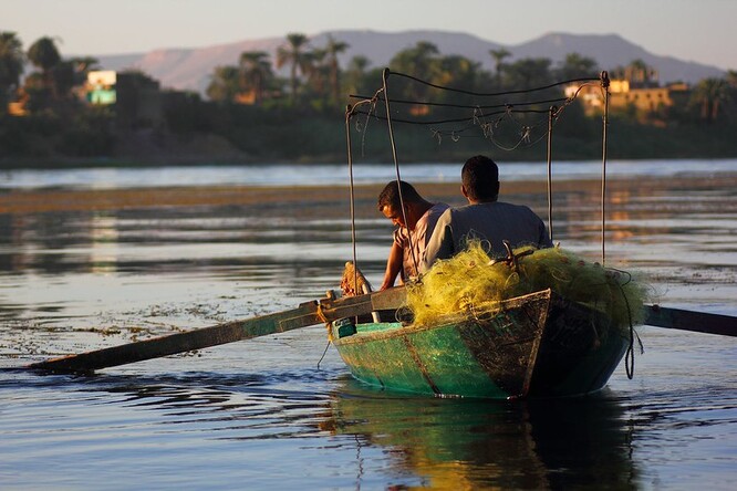 VeryNile získala pro svou kampaň 40 rybářů a za rok se jí podařilo odstranit z Nilu 18 tun plastových lahví. Většinu prodala k recyklaci. Ilustrační foto