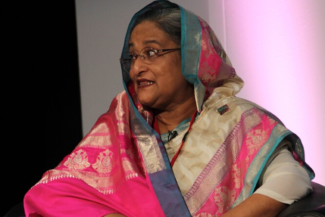 Premiérka Bangladéše Sheikh Hasina Premiérka Bangladéše Sheikh Hasina