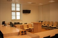 Soudní síň v Jihlavě