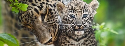 Mládě levharta perského Foto: Helena Hubáčková Safari Park Dvůr Králové Mládě levharta perského Foto: Helena Hubáčková Safari Park Dvůr Králové