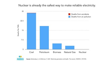 Počet úmrtí na jednotku energie podle druhu