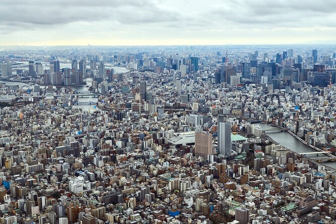 Tokio se momentálně nachází 4 metry níže než na počátku 20. století.