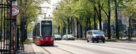 tramvaj ve Vídni