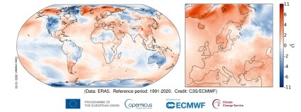 Foto: Copernicus Climate Change Service/ECMWF