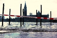 Benátky při povodních
