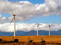 větrná elektrárna v Jihoafrické republice
