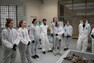 Studenti na praxi v pitevně Veterinární univerzity.
