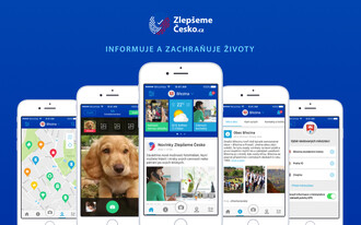 Aplikace Zlepšeme Česko - screens.