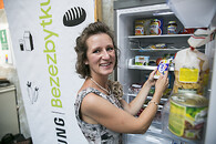Zuzana Mravík Zelenická, CSR manažerka Samsung u komunitní lednice 