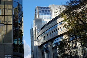 Sídlo Evropského parlamentu v Bruselu