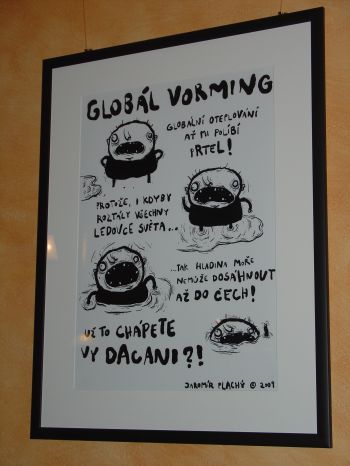 Výstava kresleného humoru "Kodaň 2009: Šance pro klima"