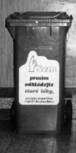 Nádoba na sběr léků