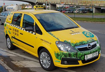 Opel Zafira CNG jako taxík