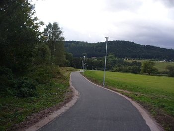 Cyklostezka podél Tiché Orlice.